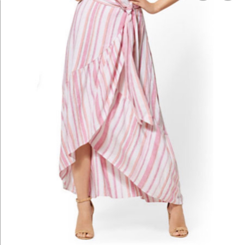 Wrap Linen Skirt
